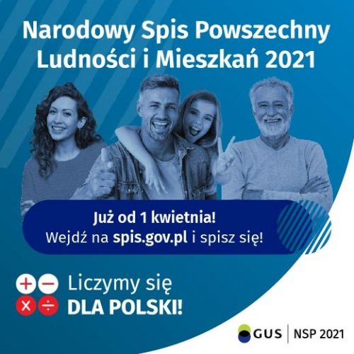 Czytaj więcej: Narodowy Spis Powszechny Ludności i Mieszkań 2021