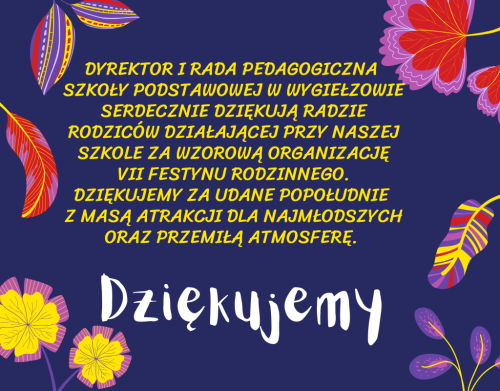 Czytaj więcej: PODZIĘKOWANIA